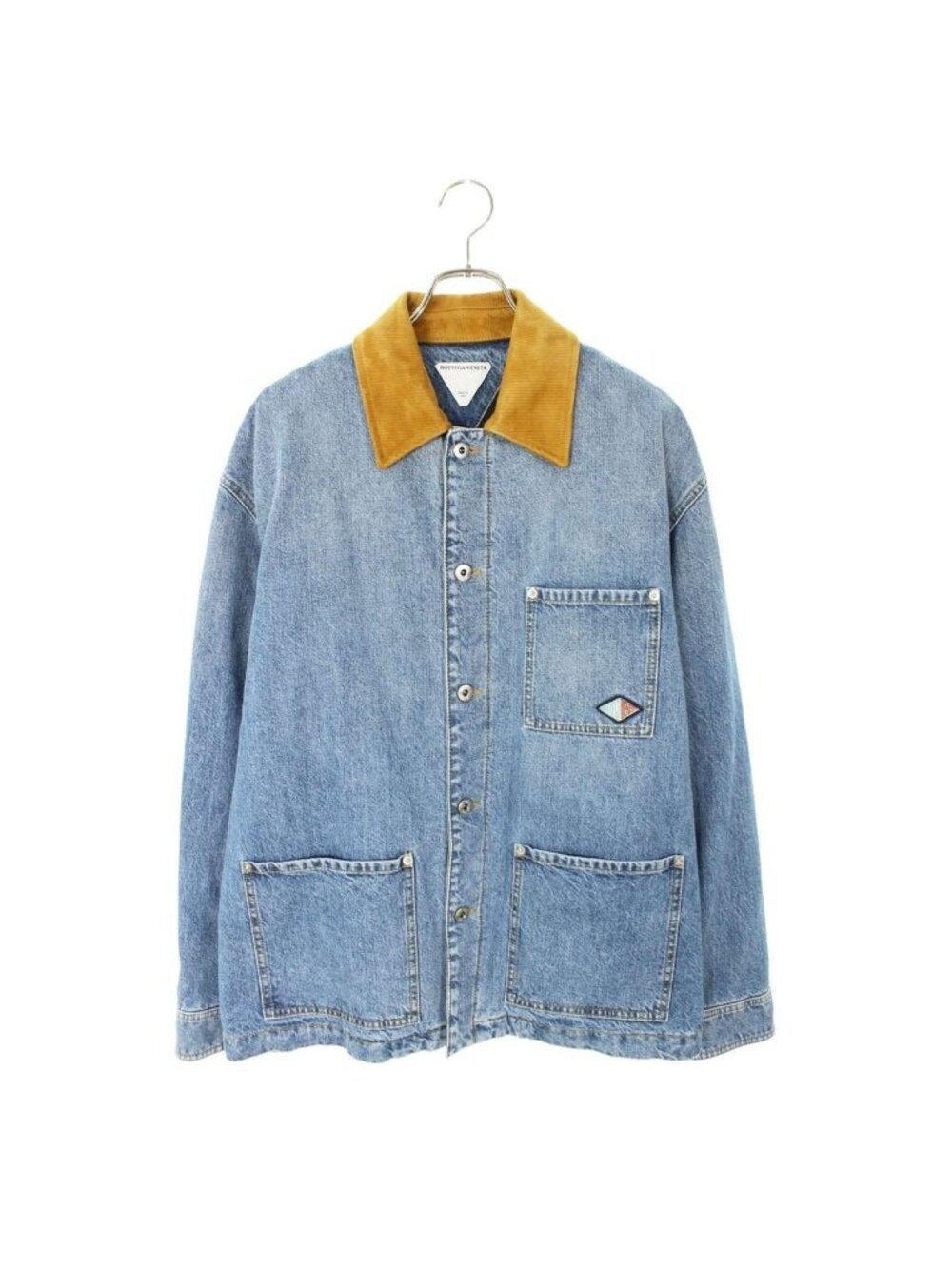 Bottega Veneta Color Paneled Coveralls Denim Jacket